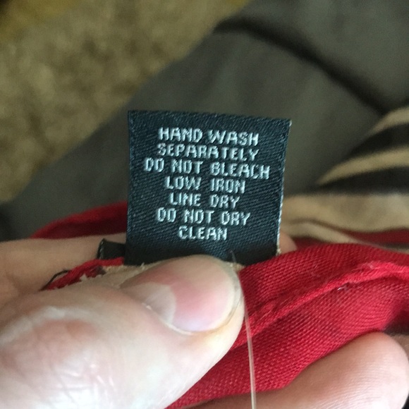 Cejon red and black zebra patterned infinity scarf. Brand new with tags. - Picture 9 of 9